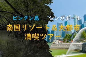 グルービーツアーが送る、ビンタン島×シンガポールツアー